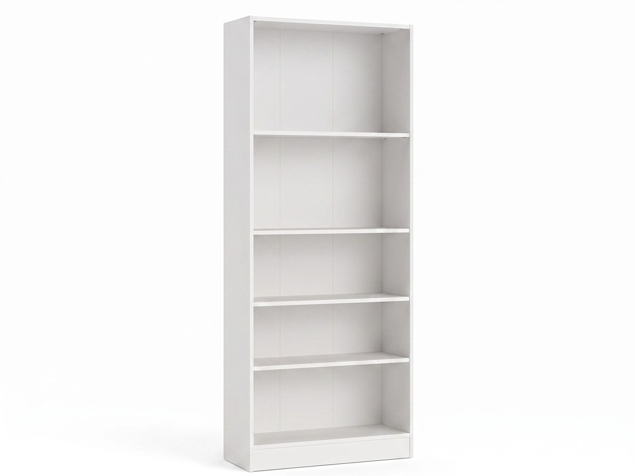 Element tall wide bookcase studio packshot on a clean background